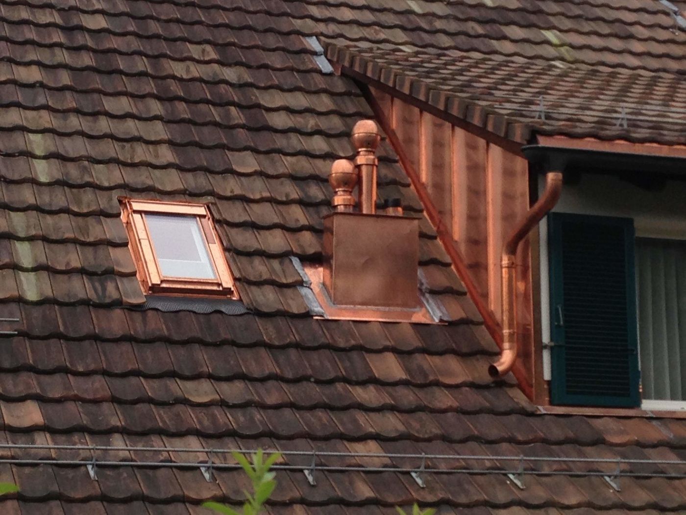 Spenglerarbeiten auf dem Dach, Bild 7 von 20